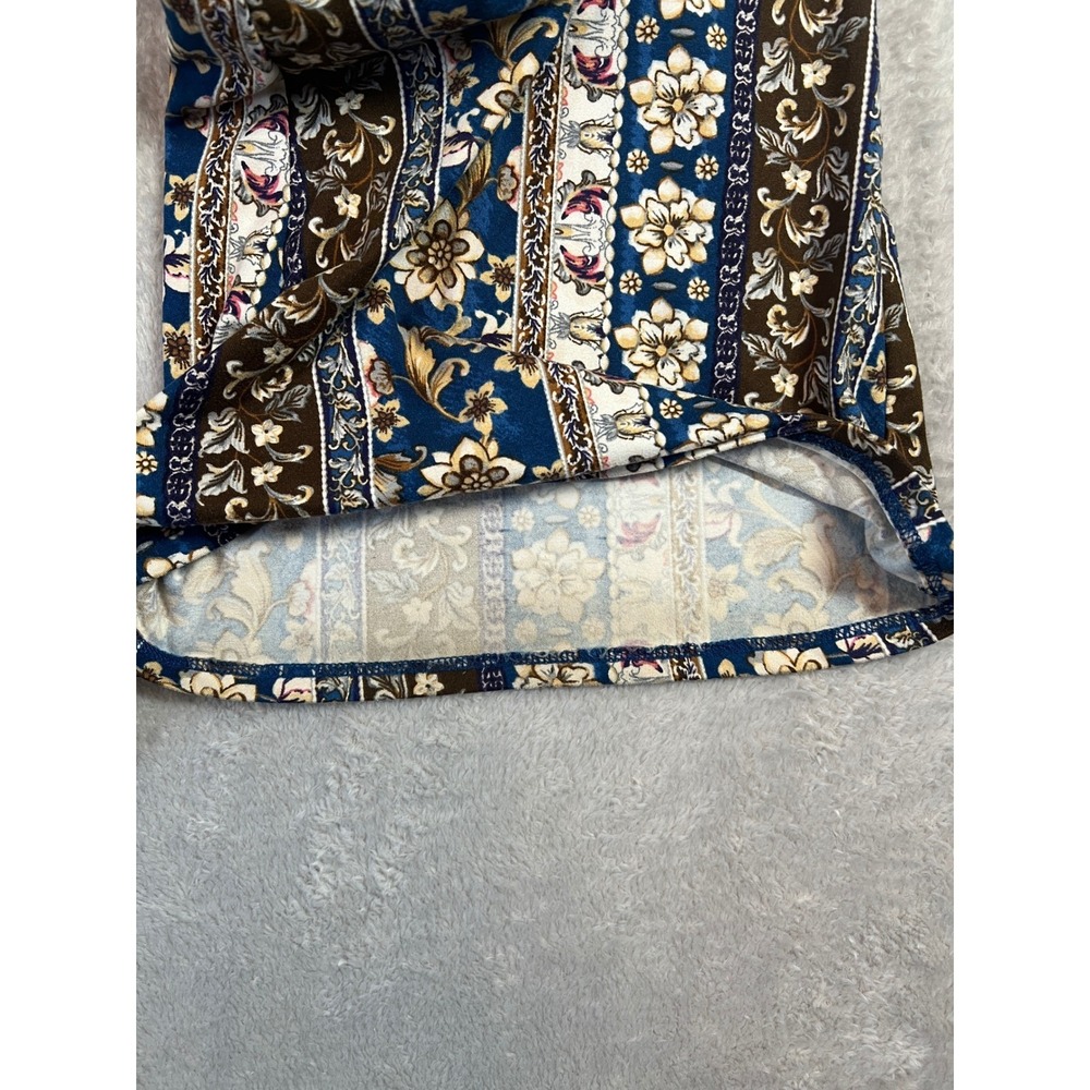 Bear Dance Women's Boho Paisley Print Soft Flare Bell Bottom Flare Pants Small - Picture 9 of 11